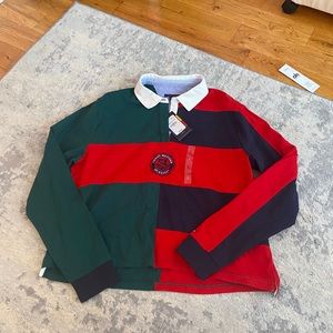 Never worn Tommy Hilfiger cropped henley